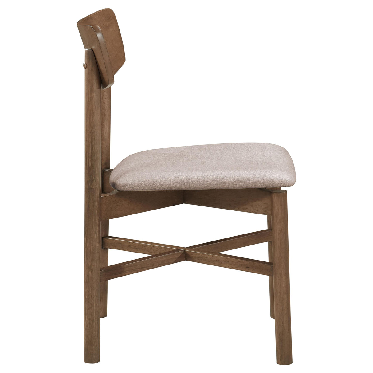 Parkridge Natural Walnut Dining Side Chair, Set of 2 from Coaster - Luna Furniture