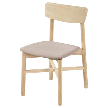 Parkridge White Washed Dining Side Chair, Set of 2 from Coaster - Luna Furniture