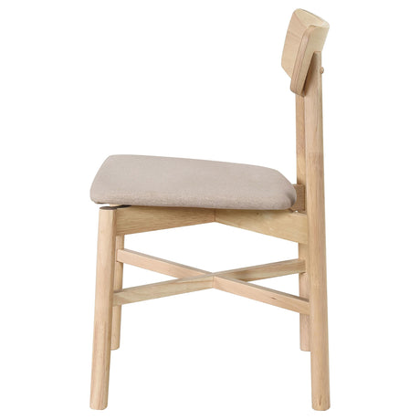 Parkridge White Washed Dining Side Chair, Set of 2 from Coaster - Luna Furniture