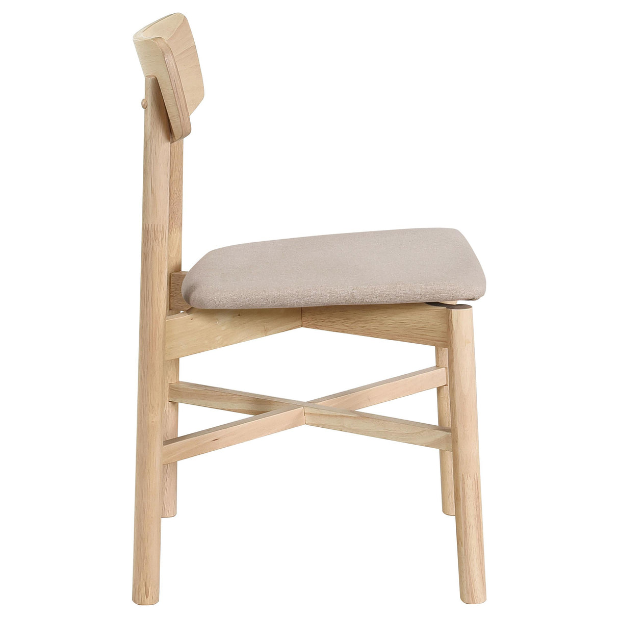 Parkridge White Washed Dining Side Chair, Set of 2 from Coaster - Luna Furniture
