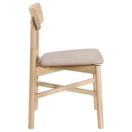 Parkridge White Washed Dining Side Chair, Set of 2 from Coaster - Luna Furniture
