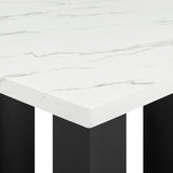 Parkside Black/White Counter Height Dining Table from Crown Mark - Luna Furniture