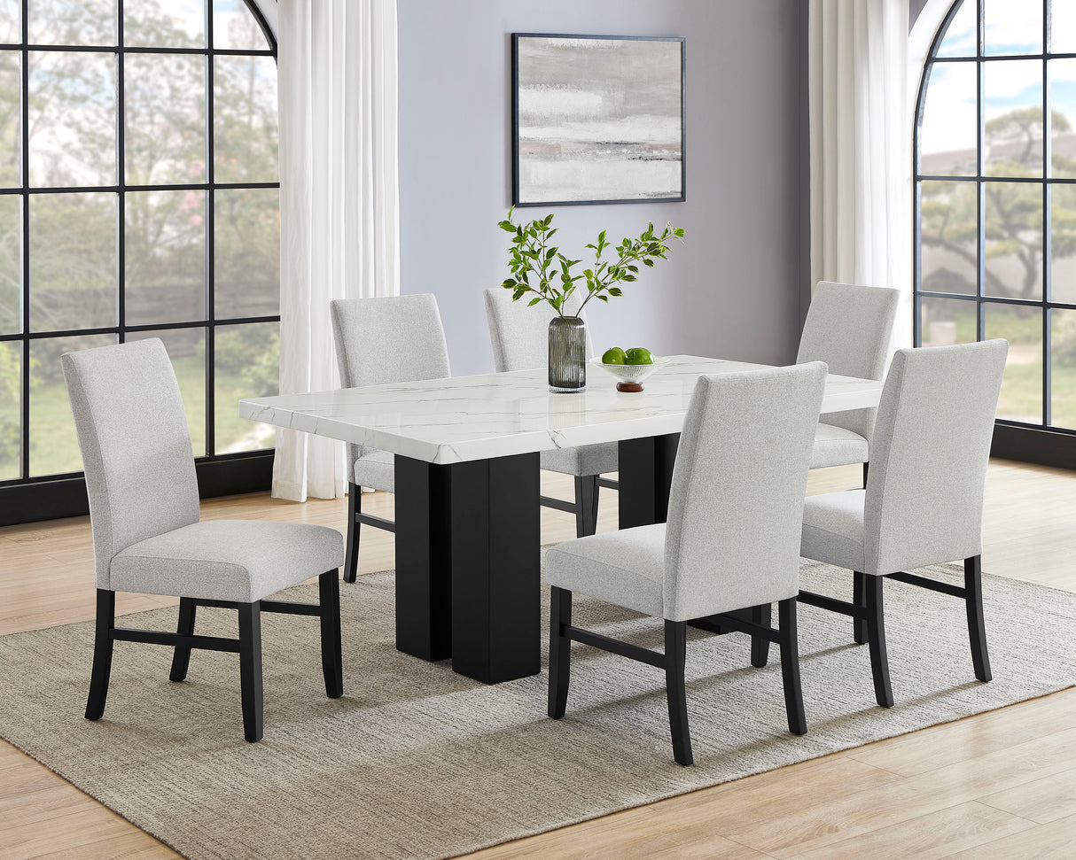 Parkside Dove Dining Set from Crown Mark - Luna Furniture