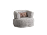 Parma 3-pieces (Sofa & Loveseat & Chair) Livingroom Set in Light Grey from Furnia - Luna Furniture