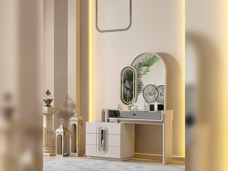 Parma Dresser With Mirror from Furnia - Luna Furniture