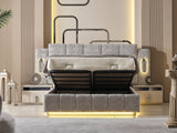 Parma King Bed Frame With Headboard from Furnia - Luna Furniture