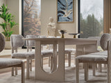 Parma Diningroom (Consol With Mirror & Dining Table & 6 Dining Chair) from Furnia - Luna Furniture