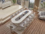 Parma Dining Table, Table 94" from Furnia - Luna Furniture