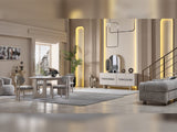 Parma Dining Table, Table 94" from Furnia - Luna Furniture