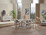 Parma Dining Table, Table 94" from Furnia - Luna Furniture