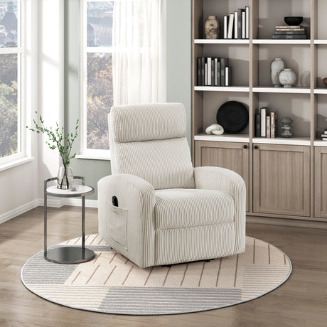 Parsons Beige Power Lift Chair from Homelegance - Luna Furniture