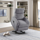 Parsons Dark Gray Power Lift Chair from Homelegance - Luna Furniture