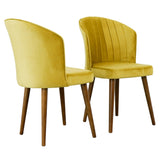 Parsons Gold Velvet Dining Chair from Midinmod - Luna Furniture