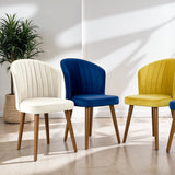 Parsons Gold Velvet Dining Chair from Midinmod - Luna Furniture