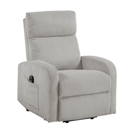 Parsons Gray Power Lift Chair from Homelegance - Luna Furniture