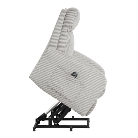 Parsons Gray Power Lift Chair from Homelegance - Luna Furniture