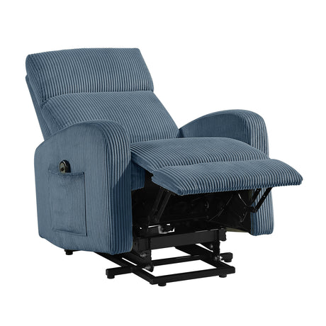 Parsons Midnight Blue Power Lift Chair from Homelegance - Luna Furniture