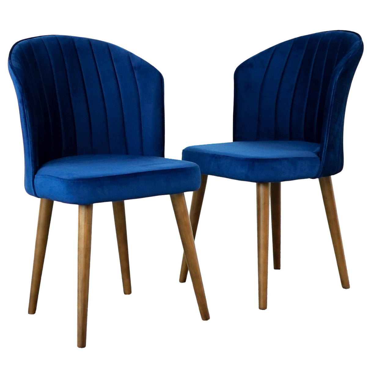 Parsons Navy Blue Velvet Dining Chair from Midinmod - Luna Furniture
