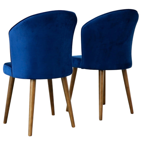 Parsons Navy Blue Velvet Dining Chair from Midinmod - Luna Furniture