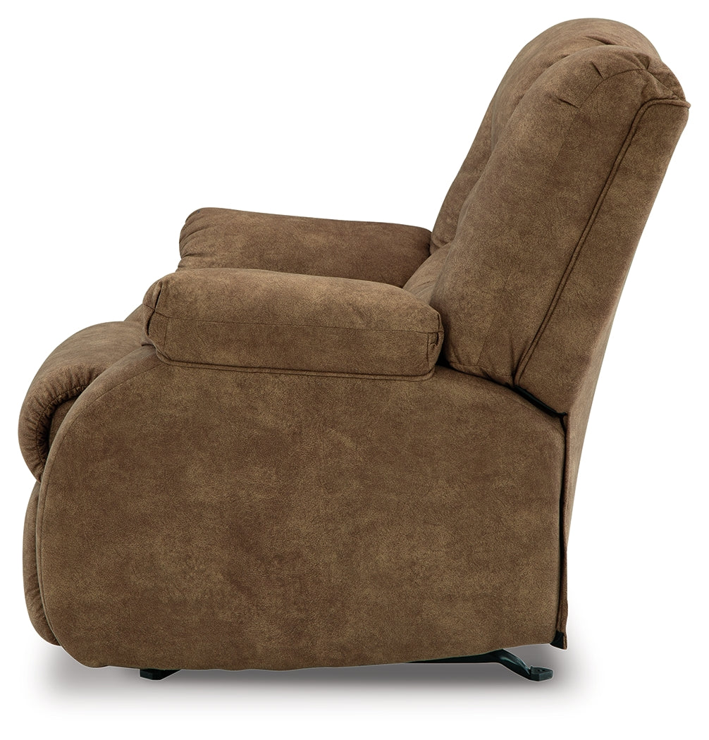 Partymate 2-Piece Sectional with Recliner in Brindle from Ashley Furniture - Luna Furniture