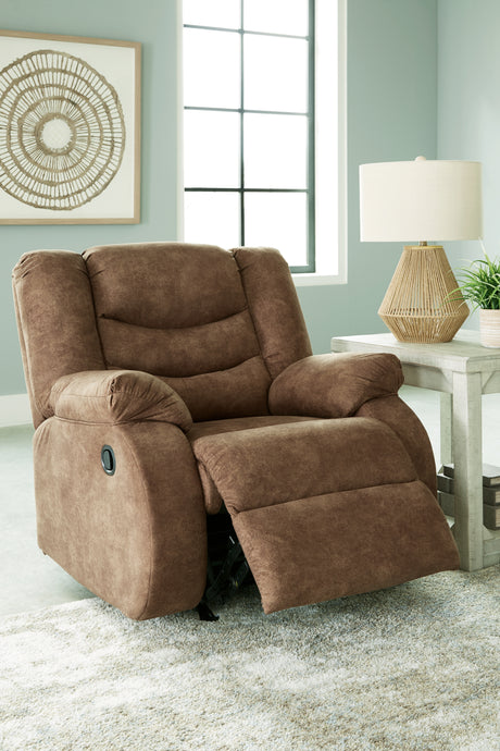 Partymate 2-Piece Sectional with Recliner in Brindle from Ashley - Luna Furniture