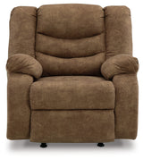 Partymate 2-Piece Sectional with Recliner in Brindle from Ashley Furniture - Luna Furniture