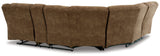 Partymate 2-Piece Sectional with Recliner in Brindle from Ashley Furniture - Luna Furniture