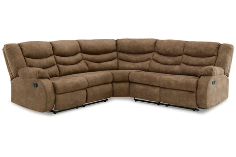 Partymate Brindle 2-Piece Reclining Sectional from Ashley - Luna Furniture