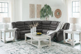 Partymate Slate 2-Piece Reclining Sectional from Ashley Furniture - Luna Furniture