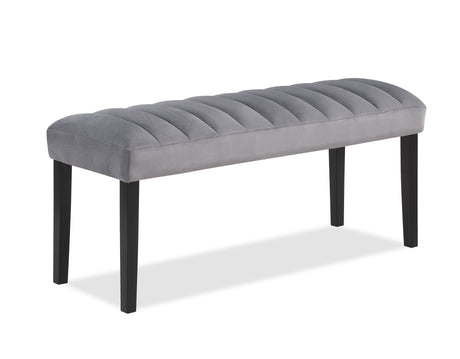 Pascal Gray Dining Bench from Crown Mark - Luna Furniture