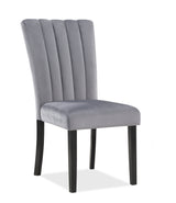 Pascal Gray Dining Chair, Set of 2 from Crown Mark - Luna Furniture