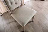 Patience Rustic Natural Tone/Beige Side Chair from Furniture of America - Luna Furniture
