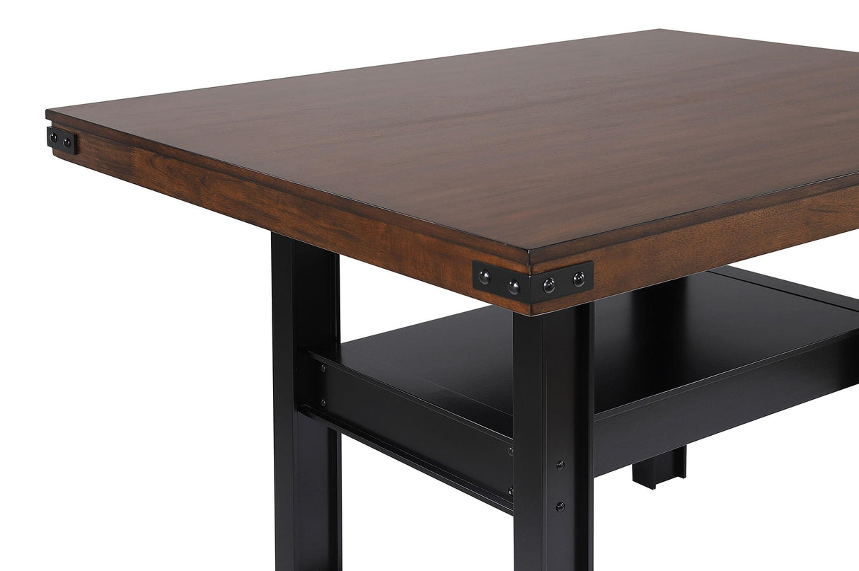 Patterson Mango Oak Rectangular Counter Height Dining Table from Coaster - Luna Furniture