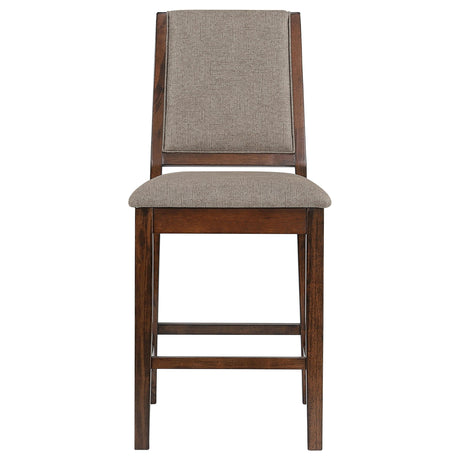 Patterson Mango Oak Upholstered Counter Chair, Set of 2 from Coaster - Luna Furniture