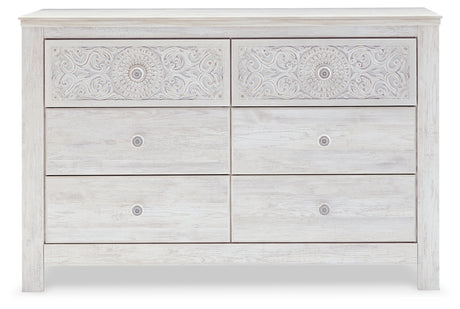 Paxberry Queen Panel Bed, Dresser and Chest from Ashley - Luna Furniture