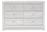Paxberry Whitewash Full Panel Bed, Dresser and Nightstand from Ashley - Luna Furniture