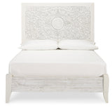 Paxberry Whitewash Full Panel Bed, Dresser and Nightstand from Ashley - Luna Furniture