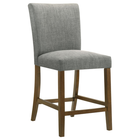 Paxton Gray Upholstered Counter Height Dining Chair, Set of 2 from Coaster - Luna Furniture