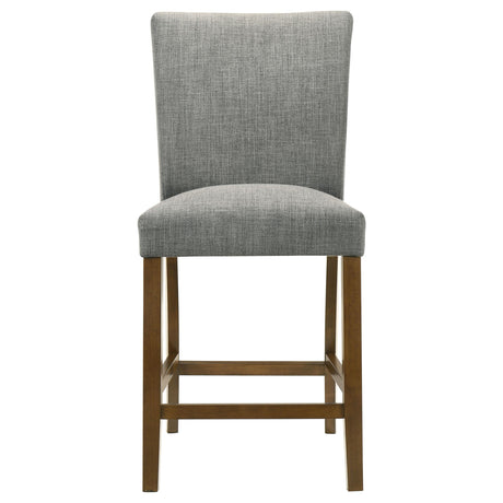 Paxton Gray Upholstered Counter Height Dining Chair, Set of 2 from Coaster - Luna Furniture