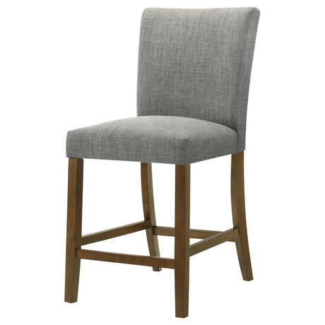 Paxton Gray Upholstered Counter Height Dining Chair, Set of 2 from Coaster - Luna Furniture