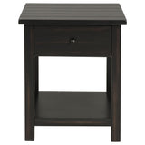 Payne Distressed Java 2-Piece Coffee and 1-Drawer End Table Set from Coaster - Luna Furniture