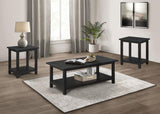 Payne Distressed Java 3-Piece Coffee and End Table Set from Coaster - Luna Furniture