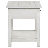Payne Distressed White 2-Piece Coffee and 1-Drawer End Table Set from Coaster - Luna Furniture