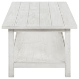Payne Distressed White 2-Piece Coffee and 1-Drawer End Table Set from Coaster - Luna Furniture