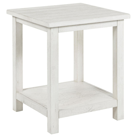 Payne Distressed White 2-Piece Coffee and End Table Set from Coaster - Luna Furniture