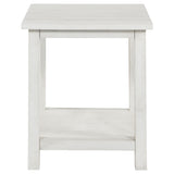Payne Distressed White 2-Piece Coffee and End Table Set from Coaster - Luna Furniture