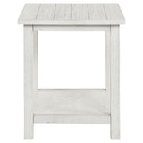 Payne Distressed White 2-Piece Coffee and End Table Set from Coaster - Luna Furniture