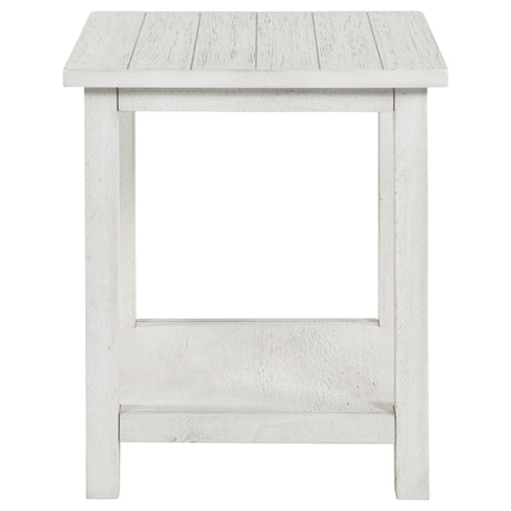 Payne Distressed White 2-Piece Coffee and End Table Set from Coaster - Luna Furniture