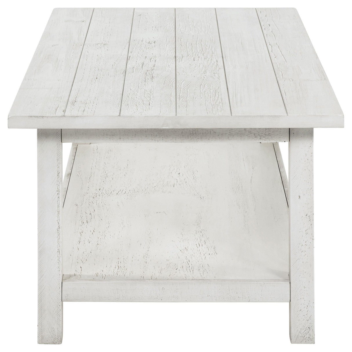 Payne Distressed White 2-Piece Coffee and End Table Set from Coaster - Luna Furniture
