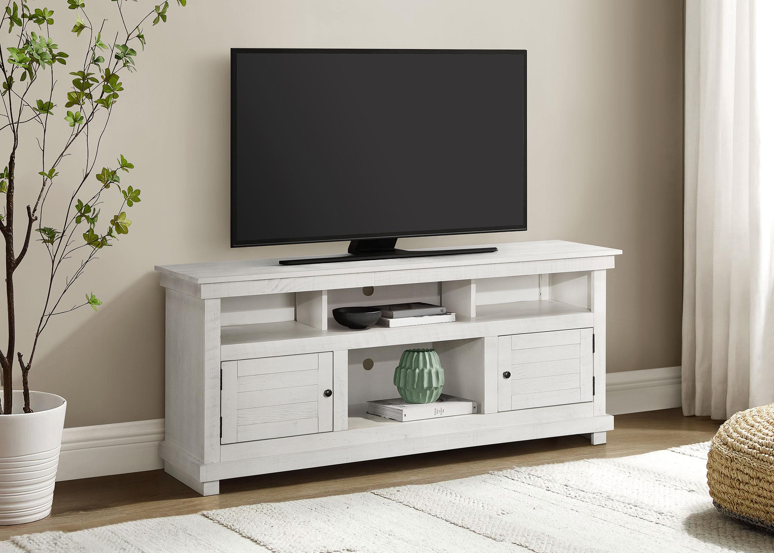 Payne White 60-inch TV Stand Media Console – Luna Furniture